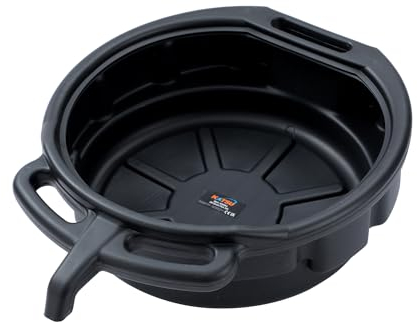 KATSU 16 Litri Vaschetta di Scarico dell'Olio Vasca di Raccolta Olio Sottovettura con Beccuccio