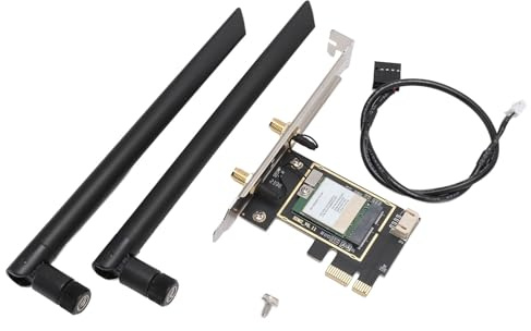 Elprico WiFi Adapter,AW CB304NF RTL8821CE PCIe Wireless Network Card,2.4G 5G Dual Band Bluetooth 4.2 WiFi Card