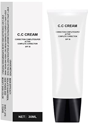 Crème Masyrt C C, Crème Correctrice de Couleur, Sérum Hydratant et Crème Solaire SPF 43 pour Peaux Matures, Correcteur Hydratant Illumine le Teint et Uniforme pour Tous les