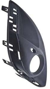 EDA PREMIUM auto Stoßstangengitter Rechts Schwarz 1400867 passend für OPEL CORSA D 2011-2015 mit Loch für Nebelscheinwerfer, ohne Chromleiste, schwarz
