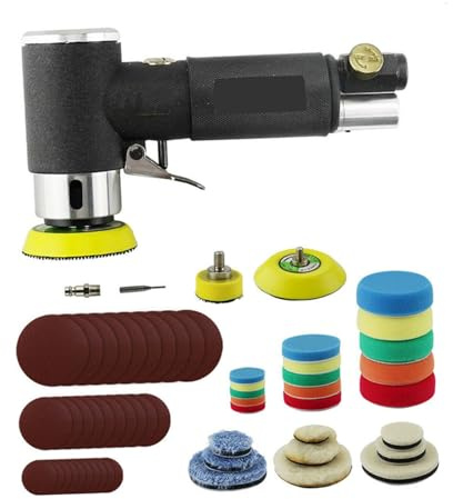 FUNOMOCYA Luftbetriebene Poliermaschine Für Auto Beauty Mit Hochwertigem Material Für Effizientes Wachsen Und Polieren Böden Möbeln Und Autos