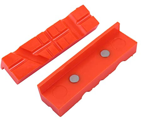 Mipcase 2pezzi Striscia Protezione Per Morsa Da Cuscinetto Magnetico Per Ganasce Protezione Per Morsa Da Custodia Tappetino Per Lavorazione Del e Metalli