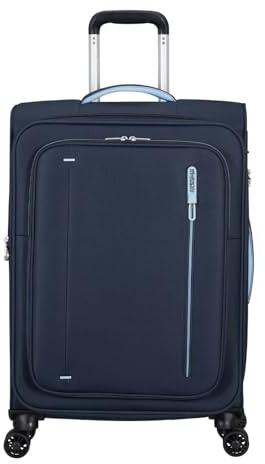 American Tourister Trolley Cloudrider Spinner Exp. TSA Sky Navy dunkelblau 66cm