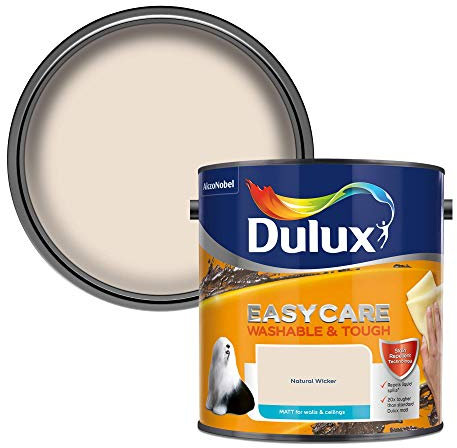 Dulux Easycare Washable & Tough Matt Emulsion Paint - Natural Wicker - 2.5L