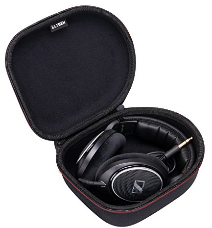 Kopfhörer-Hülle kompatibel mit Sennheiser HD 280 Pro / 599/600 / 660S2 / 569/490 Pro / 620S / 599 SE Kopfhörer, Schwarz