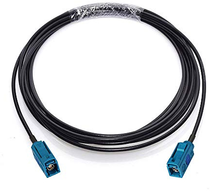 Bingfu Fakra Z Kabel, Fakra Z Buchse auf Buchse Verlängerungskabel, 3m | Für Auto Stereo Android Head Unit GPS Navigation FM AM Radio Sirius XM Satellitenradio 4G LTE Telematik Bluetooth Modul