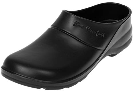 LEMIGO Träskor Unisex Vuxna Lätta Trädgårdsskor Clogs Bio Comfort 36-47 EU (Svart, eu_footwear_size_system, adult, numeric, medium, numeric_45)