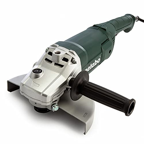 Metabo 606436390 WP 2200-230 Angle Grinder | (110-120 V / 50-60 Hz) | 2200W 9 Angle Grinder with Deadman's switch for high user protection