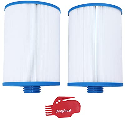 DingGreat 2 Stück Spa Filterkartusche, Filterpatrone, Whirlpool Filter Ersatz für Unicel 6CH-940, Pleatco PWW50P3, PWW50-P3, Filbur FC-0359, Waterway Plastics 817-0050, 25252, 03FIL1400, 378902