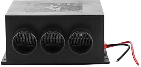 12 V 600 W Autoheizung. KIMISS 3-Loch-tragbare Winterheizung, Wärmer, Windschutzscheiben-Entfroster, 12 V, Nebelentfernung, Auto-Entfroster für PKW, LKW, Busse, Wohnmobile, LKW, Wohnmobile