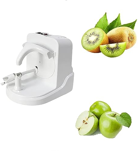 McbeAn Pelador De Frutas Eléctrico, Máquina Peladora De Frutas Multifuncional, Rango Ajustable, Unidad De Un Botón Segura Y Eficiente, para Pelar Papas/Peras/Manzanas Comerciales Y Caseras