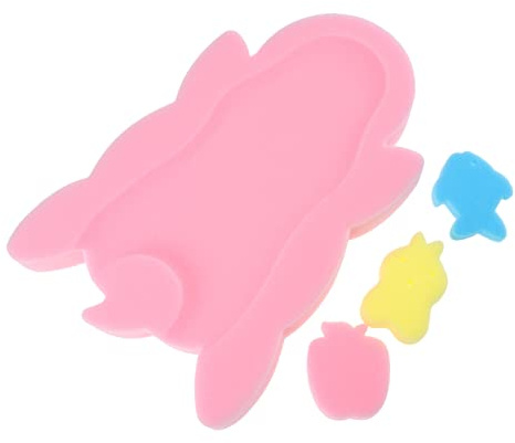 Toyvian Coussin Éponge de Bain pour Tapis Éponge de Bain pour Garçon Fille Coussin Né Style Aléatoire
