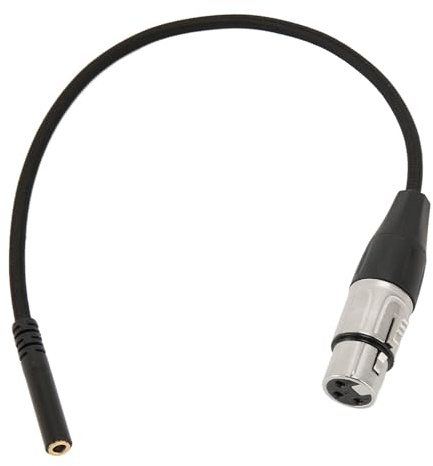 3,5mm - XLR Female Kabel, Balanced 1/8 Zoll Klinke auf XLR Female Adapter Kabel Mikrofon Audio Kabel für CDs, Lautsprecher, Stücke, Handys Tablets