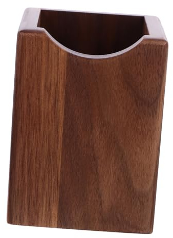 STOBOK Eleganter Stiftehalter für Schreibtisch, Organizer | Natürliche Maserung, Einfache Gestaltung, Sicherer Werkstoff, Multifunktional, zur Ordnung von Büroartikeln und Stiften