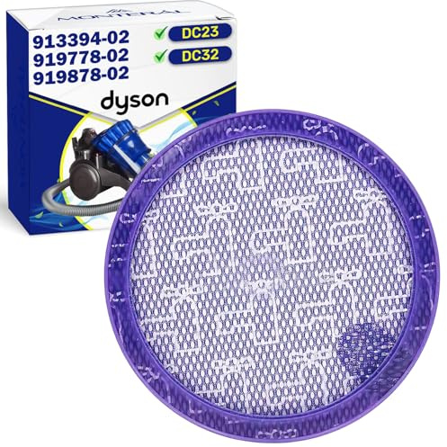 Dammsugarfilter Ø 182 mm med originalkod 913394-02 919778-02 919878-02 för Dyson Animal DC23 DC32 - MONTERAL