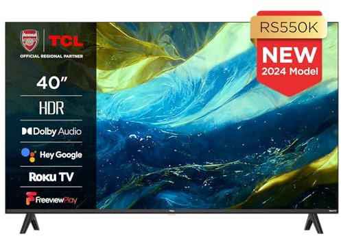 TCL 40RS550K 40-inch Roku TV, Full HD, HDR, Smart TV