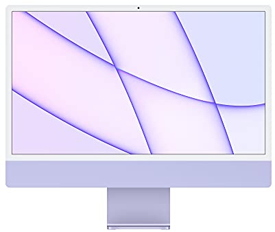 2021 Apple iMac con Processore Apple M1 (24-inch, 16GB RAM, 1TB SSD Storage) (QWERTY English) Viola (Ricondizionato)