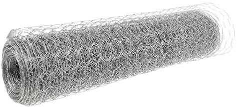 CAXUSD 1 Rotolo Di Rete Per Pollame Da Giardino Recinzione in Rete Per Cortile Barriera Per Giardino