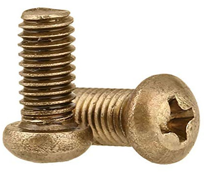 CPCPC Schrauben, Kreuzschrauben, selbstschneidende Schrauben, 20 Stück M2/M2,5/M3/M4 Kreuzkopfschrauben Kupferschrauben Rundkopfschrauben Maschinenschrauben M2 (10 mm M2)