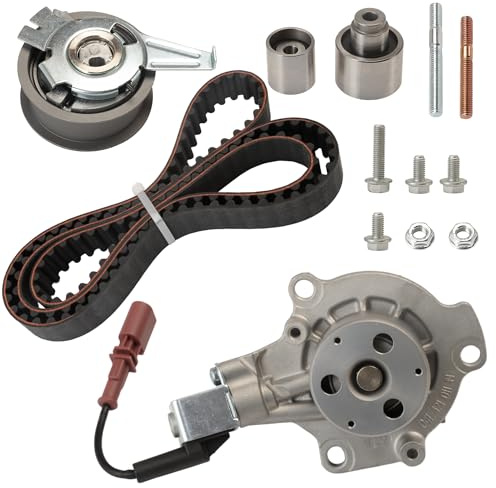 Wasserpumpe & Zahnriemensatz Passend für A1 A3 A4 A5 A6 Q3 Q5 TT | Passend für Ibiza V für Leon für Toledo, für VW Passat B8 für Golf VI VII für Polo für Caddy IV, #KP15678XS, 5678XS, T43245