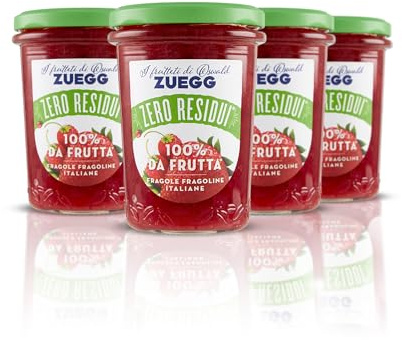 Zuegg, Composta di Fragole e Fragoline Italiane Zero Residui 100% da Frutta