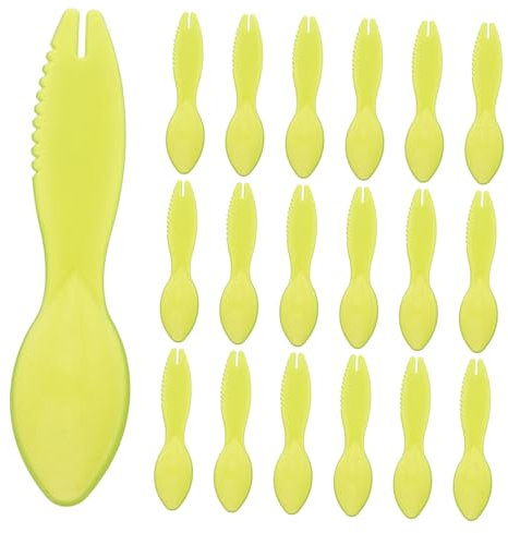 LAPYAPPE 20 Pezzi Cucchiaio per Kiwi Riutilizzabile da Utensile Multifunzionale per Frutta con Design per Cucina e Ristoranti Facile da Usare e