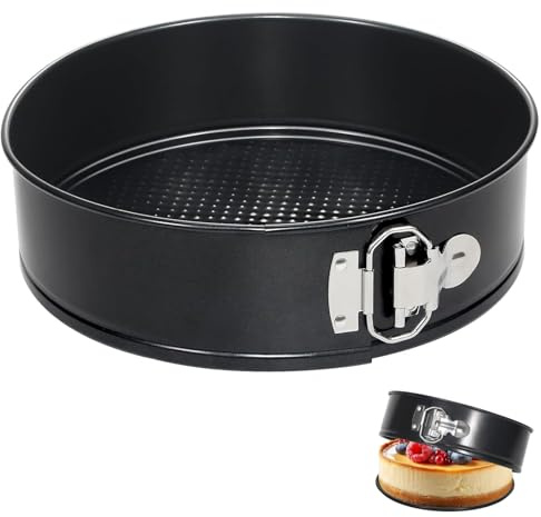 YDYxieji 8 Inch Cake Tin,20cm Round Pan for Baking,Cheesecake Tin springform Loose Bottom, Leak Proof,6.6 cm deep Non Stick Bake Ware,for Restaurants, Kitchen Baking Brownies Gateaux Pie