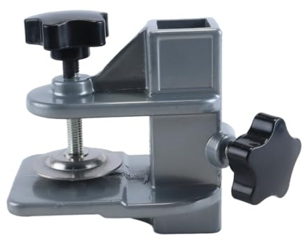Alide Morsetto per tavolo da toelettatura per animali domestici, supporto per barra a H in metallo con diametro interno di 23x23 mm, adatto a tavoli con spessore fino a 2,8 cm.