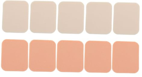 Hohopeti Éponges Cosmétiques Carrées Confortables Lot de 10 en Éponge Synthétique Utilisables Humide et Sec pour Maquillage à Domicile ou Salons de Beauté