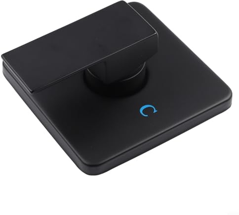 Besttoolifes Cuerpo de válvula mezcladora de ducha de latón montado en la pared para agua fría y caliente, instalación oculta con control de un solo mango, acabado negro o plateado (negro)