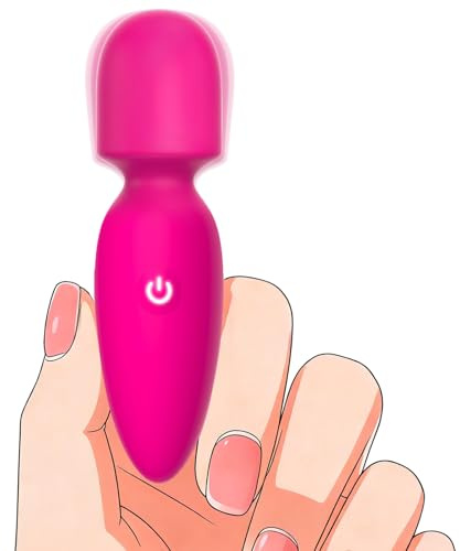 Bullet Wand Vibabrator for Women - Wand Vibrator with 8 Vibrating Modes Sex Toyscouples for Couples Women, Mini Vibrators for Woman Silent for Clitoral G Spot Anal Stimulator Massager