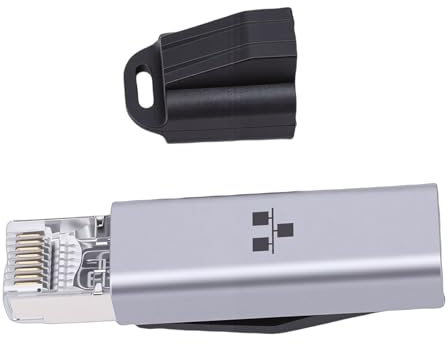Luqeeg USB C Till Ethernet-adapter, RJ45 Hane Till USB C Hona-adapter, 1000 Mbps- med Plug and Play, Idealisk för Bärbar Dator 11, 10, 8.1, 8, OS X, Pad OS, Smartphone