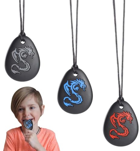 EnixwH Tuggkedjor för barn, sensorisk leksak, tandkedja, Sensory Toys tandkedja, silikon bitring, autismleksak, leksaker för autism – perfekt för pojkar och flickor