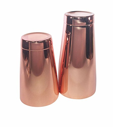 Set de Coctelera para barman de estaño y cobre pro Boston 828 ml.