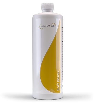 SpaBalancer Soft Water 1 L, Wasserenthärter und Kalkschutz für Whirlpool, Spa und Pool, verhindert Kalkablagerungen und Macht das Wasser weich und hautfreundlich, flüssig, aus Deutschland