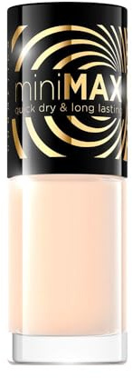Eveline Cosmetics Quick Dry & Langhaltender Nagellack - MiniMax Nr. 927 | 5-Free Formel | Hochglanz & Langlebiges Finish | Schnelltrocknend | Breiter Pinsel für einfache Anwendung | 5ml