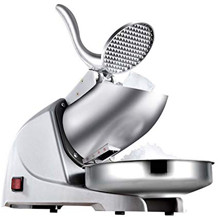 ZXW Broyeur à Glace électrique à Double Couteau, Machine à Glace pilée Commerciale de Magasin de thé au Lait, Machine à Smoothie 380W, la quantité de Glace pilée: 95KG/H