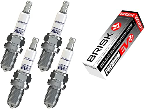 BRISK Premium EVO DR15BSXC 1923 Zündkerzen, 4 Stück