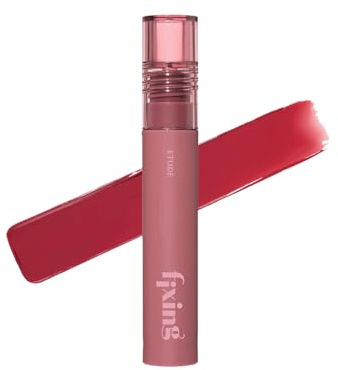 ETUDE Fixing Tint #07 Cranberry Plum (4g) | Long Lasting High Pigmented Liquid Lipstick | Waterproof Lightweight Matte Finish Lip Stain | Full Coverage | Korean Makeup, Kbeauty