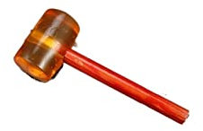 QXSJEDYCH Hammer, Gummi-Vorschlaghammer mit Holzgriff, Hammer, Vorschlaghammer for Heimwerker, Holzbearbeitung, Haushalt Hammer