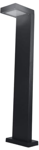 Effisolis - Borne d'allée extérieure LED 10W - 3000K, IP65 étanche - Lampadaire Extérieur, Efficace et Durable - Pour allée, Cour, Jardin, Terrasse, Dimensions 80x120x160 mm
