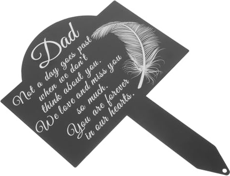 VANZACK Décorations De Cimetière Ornements Ornement De Cimetière Piquet De Jardin pour Défunt Piquet Décoratif Décoration Extérieure Panneau Halloween