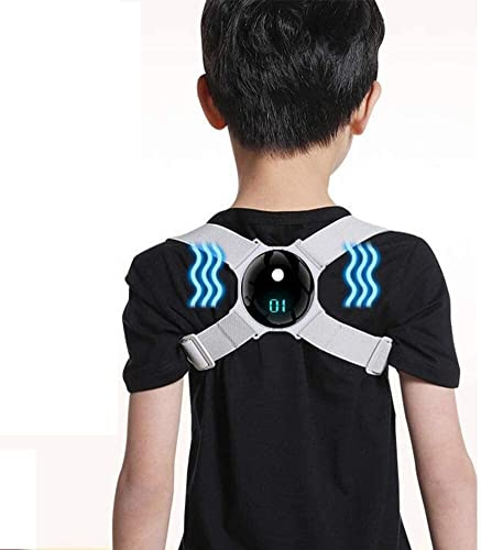 Korrektor für Kinder mit Smart-Sensor, Vibrationserinnerung, Stütztrainer, Geradehalter zur Verbesserung von krummen Schultern und Thoraxkyphose