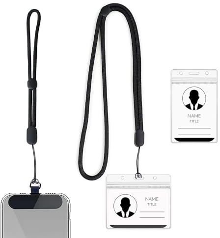 LIANRISES Laccetto per Cellulare Laccio, Cordino Da Polso Cinturino Da Collo, Porta Badge Tesserino Da Collo, Regolabile, per Carte D'Identità, Telefoni Cellulari, GoPro, Fotocamera, Ventilatore