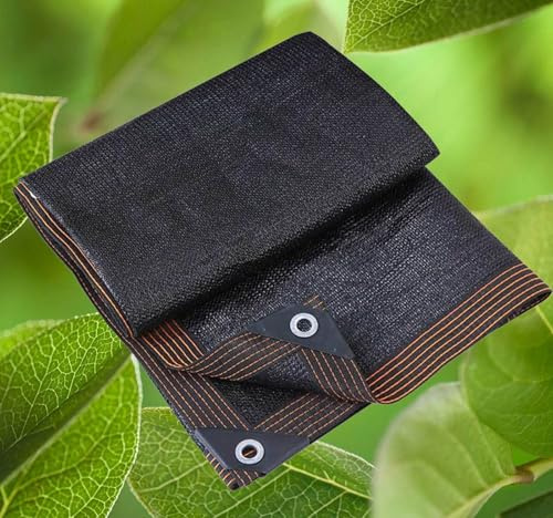 AuMarndi Telo Ombreggiante Occhiellato 4x4 6x8 Vela Teli Ombreggianti da Esterno Ombra 90% Protezion Raggi UV Teli Ombreggianti Pergola Giardino Patio Pergola Cortile Terrazza,black-3x6m
