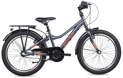 S’COOL Kinderfahrrad 20, 24, 26 Zoll, 3-Gang Nabenschaltung mit Rücktrittbremse, troX, Körpergröße 115–165 cm, 6–14 Jahre, sicher im Alltag, für Jungen & Mädchen