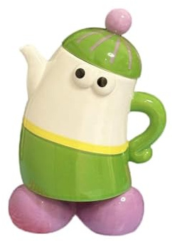 Kaffeekanne Keramik Wasserkrug Milchkanne mit Deckel 600ML, Kaffeekaraffe Teekanne Porzellan Krug, Getränke Saft, Tee Milch Krug für Wasser Kaffee, Tee, Milch, Wein Öl Verwendet Werden