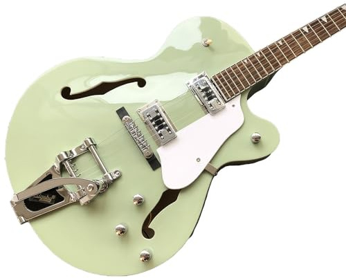Semi Hollow Jazz-E-Gitarre mit doppelten F-Löchern, Palisander-Griffbrett und Steg – professionelle elektrische Gitarre