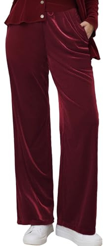 Celanisai Samthose, pantaloni da donna in velluto, per il tempo libero, pantaloni termici, a vita alta, elasticizzati, per la casa, per l'autunno, per il tempo libero, per il jogging