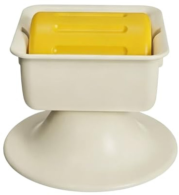 Dog Lick Bowl - 20x20x10cm Non-Slip Lick Liquid Feeder | Slow Feeder Dog Bowls with Rolling Core for Home Living Room Kitchen Dining Area Apartment Weight Management Behavior Training Mealtime